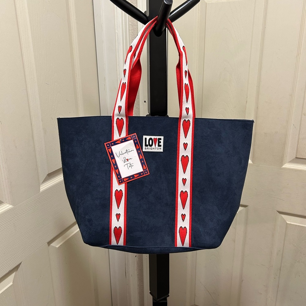 Brighton Velveteen Love Tote bag.